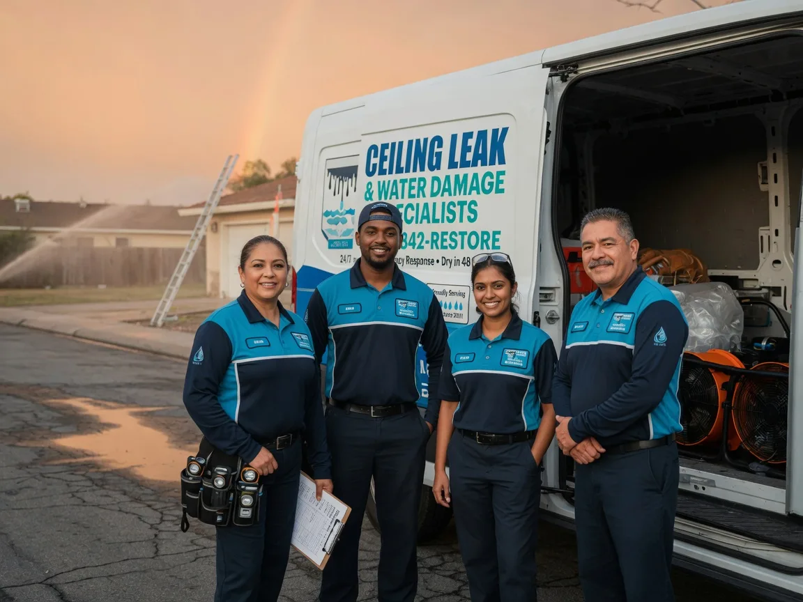 Ceiling Leak Cleanup company in Schnellville, IN