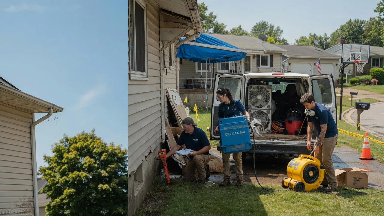 Ceiling Leak Cleanup in Schnellville, IN near me